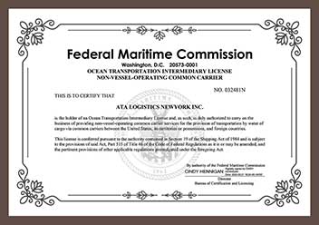 FMC License 032481